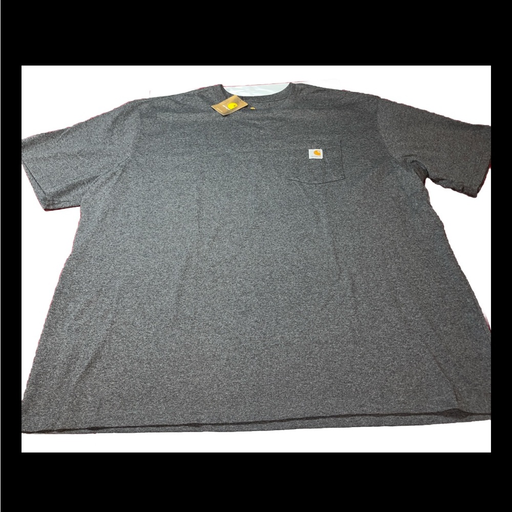 NEW CARHARTT gray T-SHIRT 4XL men ORIGINAL FIT UNISEX HEAVY DUTY casual   Pocket